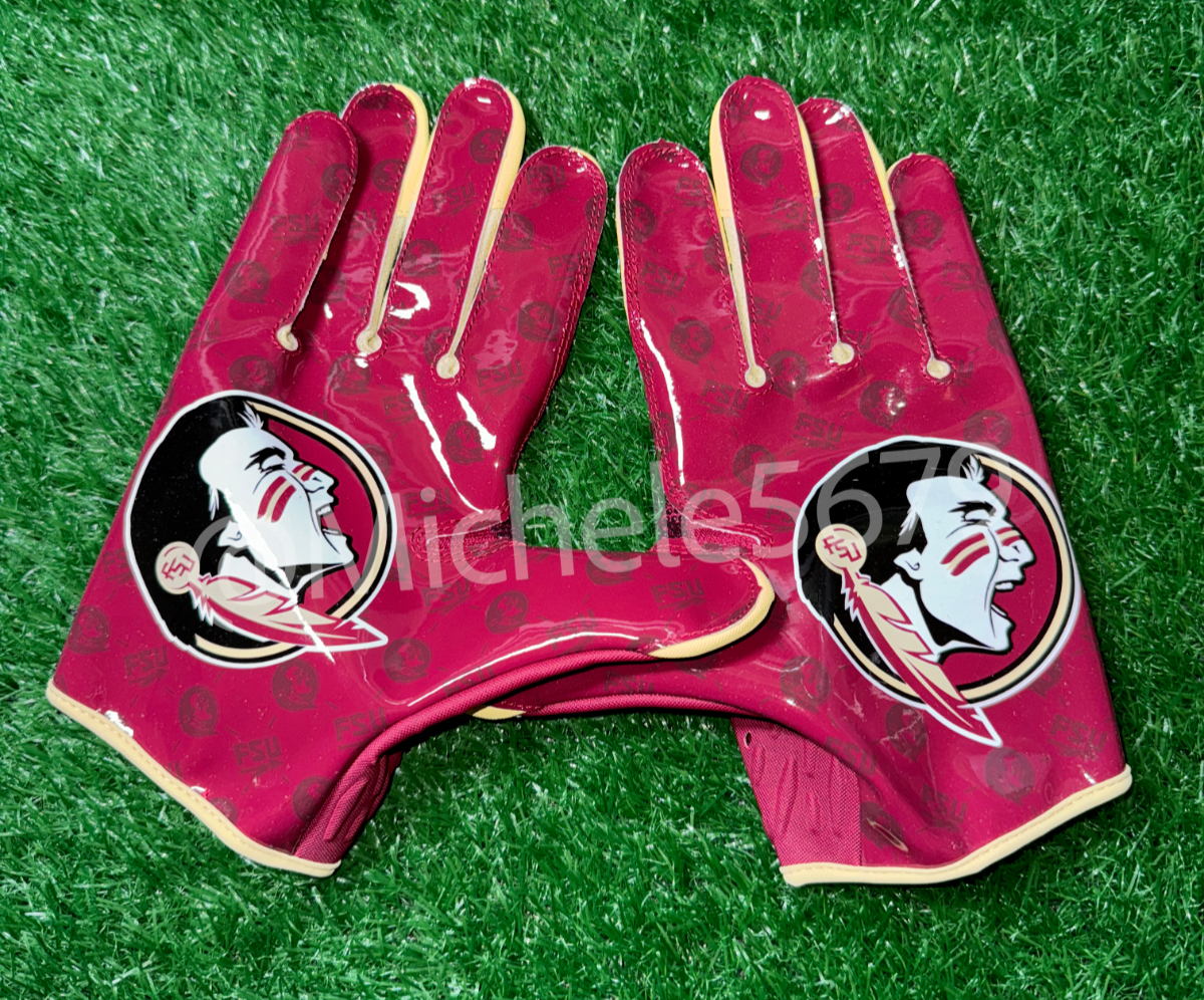 Nike FSU Florida State Team Issued Red Vapor Jet 7.0 Football