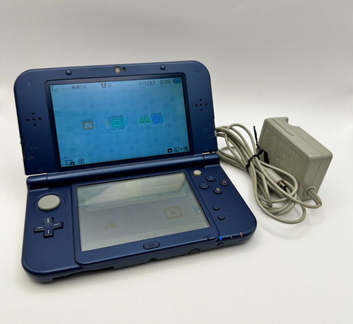 Nintendo New 3DS LL Metallic Blue IPS LCD on upper screen Japanese ver 5741