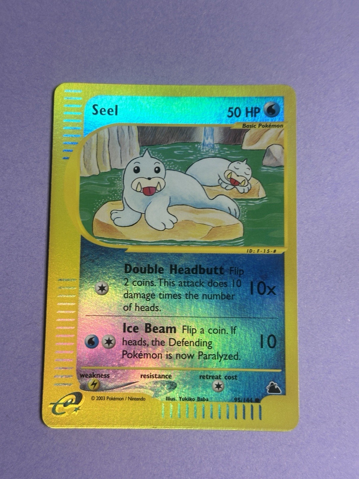 Seel 95/144 Skyridge Reverse Holo