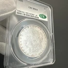 1885  CACG  🪙  Morgan Silver Dollar CAC MS64 – Premium Quality   MINT MINT L@@K