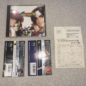 Samurai Shodown Spirits Neo Geo CD 4-Game Set with Manuals and KOF98 Extra