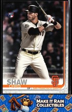 Chris Shaw 2019 Topps #611 San Francisco Giants Rookie RC