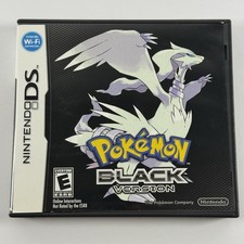 Pokemon Black Version Nintendo DS Case  Inserts Only No Game Authentic OEM