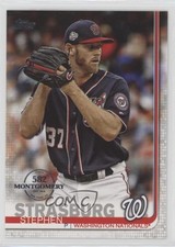 2019 Topps Factory Set 582 Montgomery Club Stephen Strasburg #356 ff8
