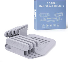 Lock Sheet Holders - No More Loose Sheets, Secure Bed Sheets, 4Pcs Fits All Kind