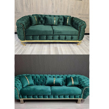 Ark Future Ambassador Special 3+2 Seater Sofa Set in Emerald Green Velvet