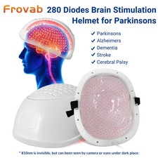 Photobiomodulation Brain Helmet PBM 810nm Red Infrared Therapy Alzheimer Stroke