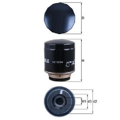 Knecht Ölfilter 1049930500 1263369300 476ZQA101710097 476ZQA1017100 21285762