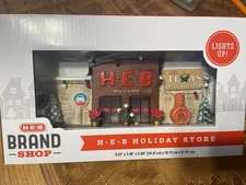 HEB Christmas storefront