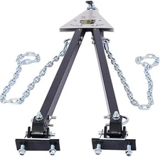 Tow Bar 5000 lbs Towing Capacity with Chains Powder-Coating Alloy Steel Bumper