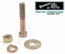 1/4-1/2 Grade 8 Hex Cap Screw Assortment 1-4 In. Lengths With Nuts, Flat, & Lock