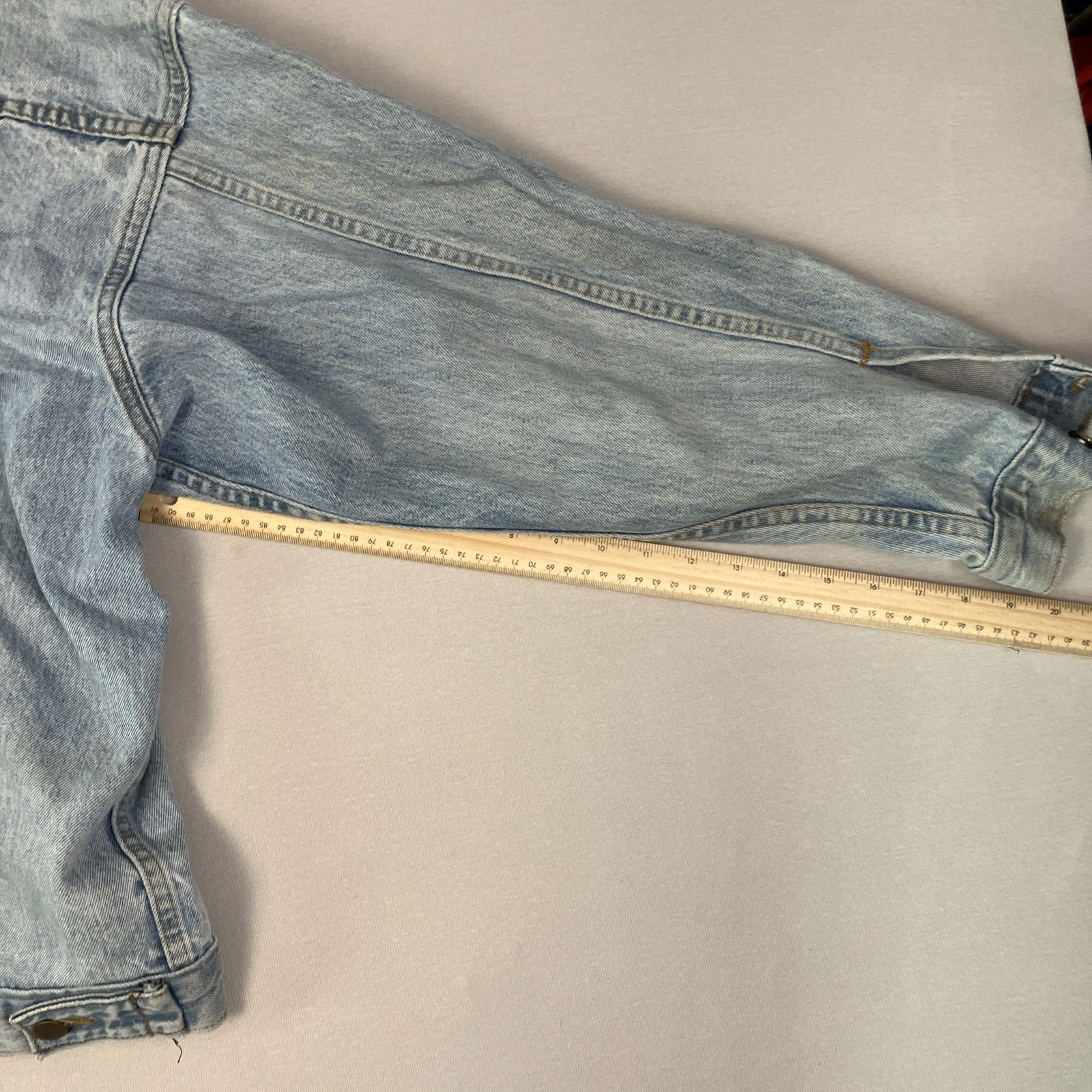 Vintage International Brotherhood Of Teamsters Denim Jacket 3-XL USA Made - product detail image 12
