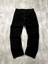 Vintage 80s/90s Levis Orange Tab Black Wash Pants Size 31