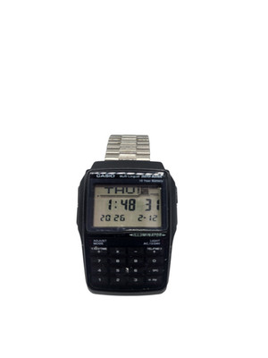 Vintage Casio 2888 Databank Illuminator DBC-32 - Working Stainless Steel Band
