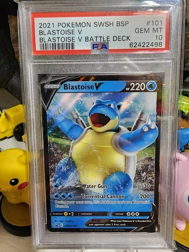 PSA 10 Blastoise V SWSH101 Black Star Promo (Low Pop) New Cert#