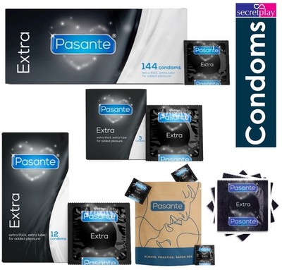 Pasante Extra Safe Condoms | Extra Thick Condoms | Bulk Clinic Pack | eBay