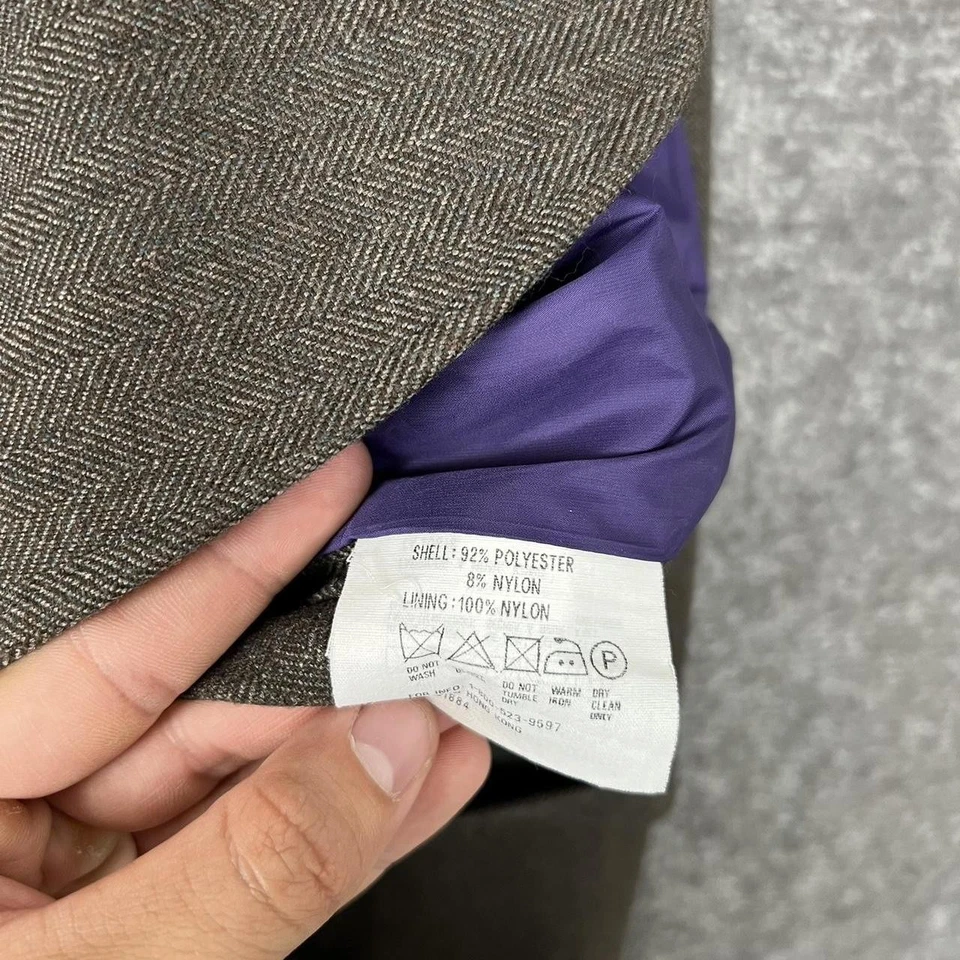 Blazer de tweed espiga marrón/gris Patagonia para hombre - talla 42R Foto 4 de 4