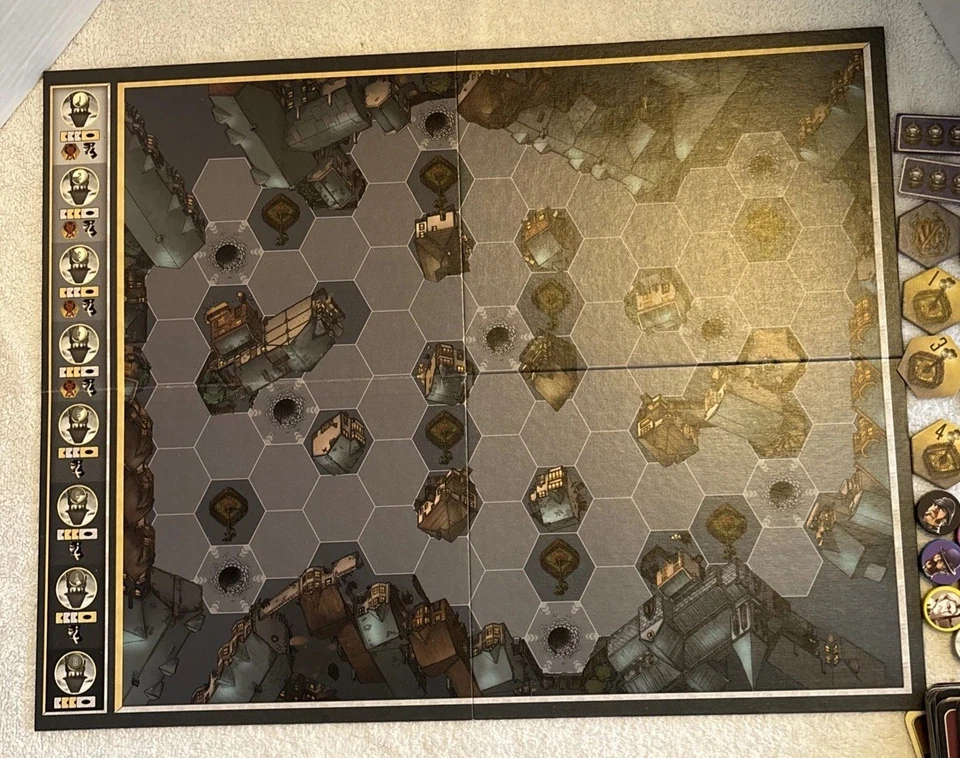 Hurrican Mr. Jack Board Game 2 Person Whitechapel Ripper 2016 Complete - Image 3 of 4