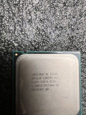 Intel Core 2 Duo E7400 2.80GHz Dual-Core SLB9Y LGA775 CPU Processor   Working