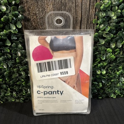 UpSpring C-Panty Post C-Section Recover Care Underwear Silicone Panel S/M Nude!