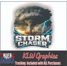 Storm Chaser Decal Tornado Lightning Weather Vinyl Sticker Car Truck Window