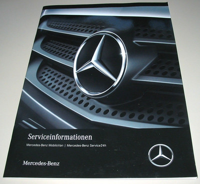 Service booklet service information Mercedes Menz without owner entry 2023!