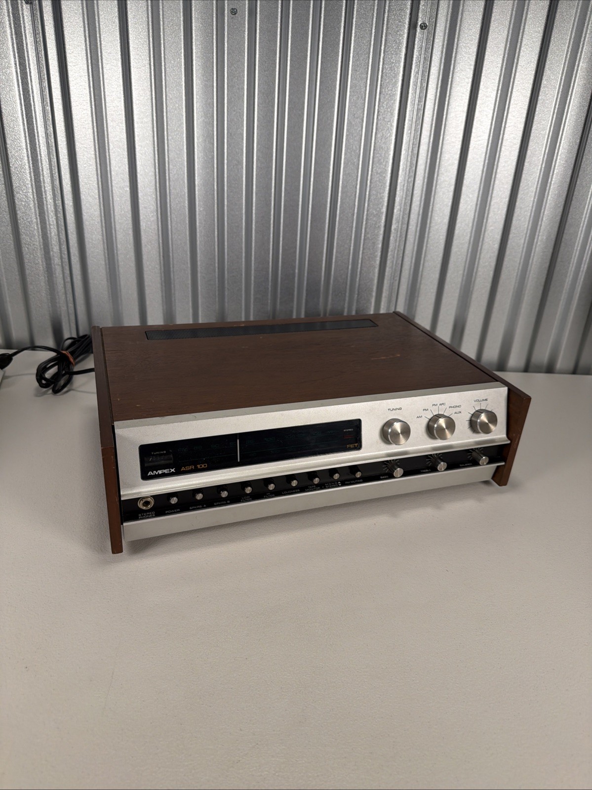Vintage Ampex ASR 100 Stereo Receiver - Working!