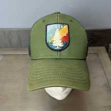 Vintage L.L. Bean Rugged Mesh Snapback 1912 Patch Baseball Cap Trucker Hat Lid