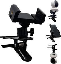 Universal Clamp Mount Phone and Camera Holder, Adjustable Spring Clip Stand,Came