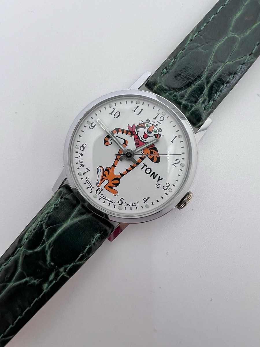 Vintage Rare 1976 Kellogg Cereal Tony The Tiger Watch Unique  display picture 1