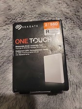 Seagate One Touch 2TB USB-C External SSD Silver (STKG2000401)