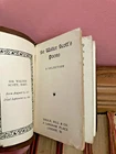 Vintage mini suede book Sir Walter Scott's Poems miniature poetry