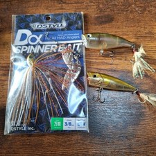DSTYLE Spinnerbait 3/8oz + Jackall SUGOI Topwater Lures Set New