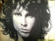DOORS JIM MORRISON THROW BLANKET SHIRTLESS 1942 1971