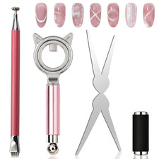5PCS Cat Eye Magnet for Cat Eye Gel Polish Not Contain Cat Eye Gel