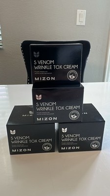 4 pack of Mizon S-Venom Wrinkle Tox Cream 50ml   Firming Peptide Moisturizer