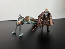 Star Wars Count Dooku & Speeder Swoop Bike