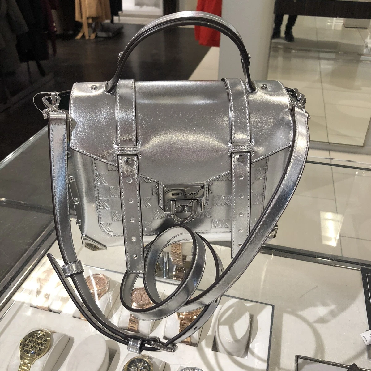 Michael kors handbags clearance silver