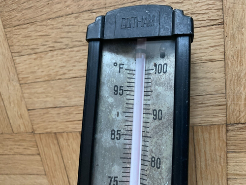 VINTAGE GOTHAM INSTRUMENTS RAILROAD TRACK THERMOMETER INDUSTRIAL - Picture 16 of 18