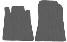 Vorne Fußmatten Velour Graphit für Mercedes S cl C140 coupe 1991-1998 14xRand
