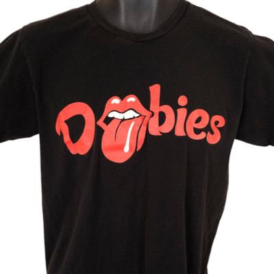 Doobies T Shirt Mens Size Medium Black Funny Humor Joke Parody