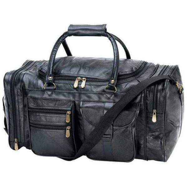 Embassy 21" Leather Tote Bag Black for sale online eBay