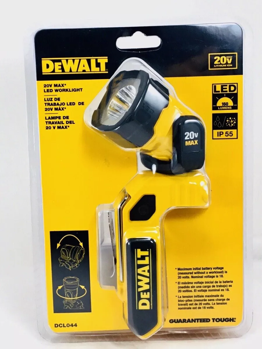 DEWALT 20V MAX LED Handheld Work Light - Yellow (DCL044) for sale online