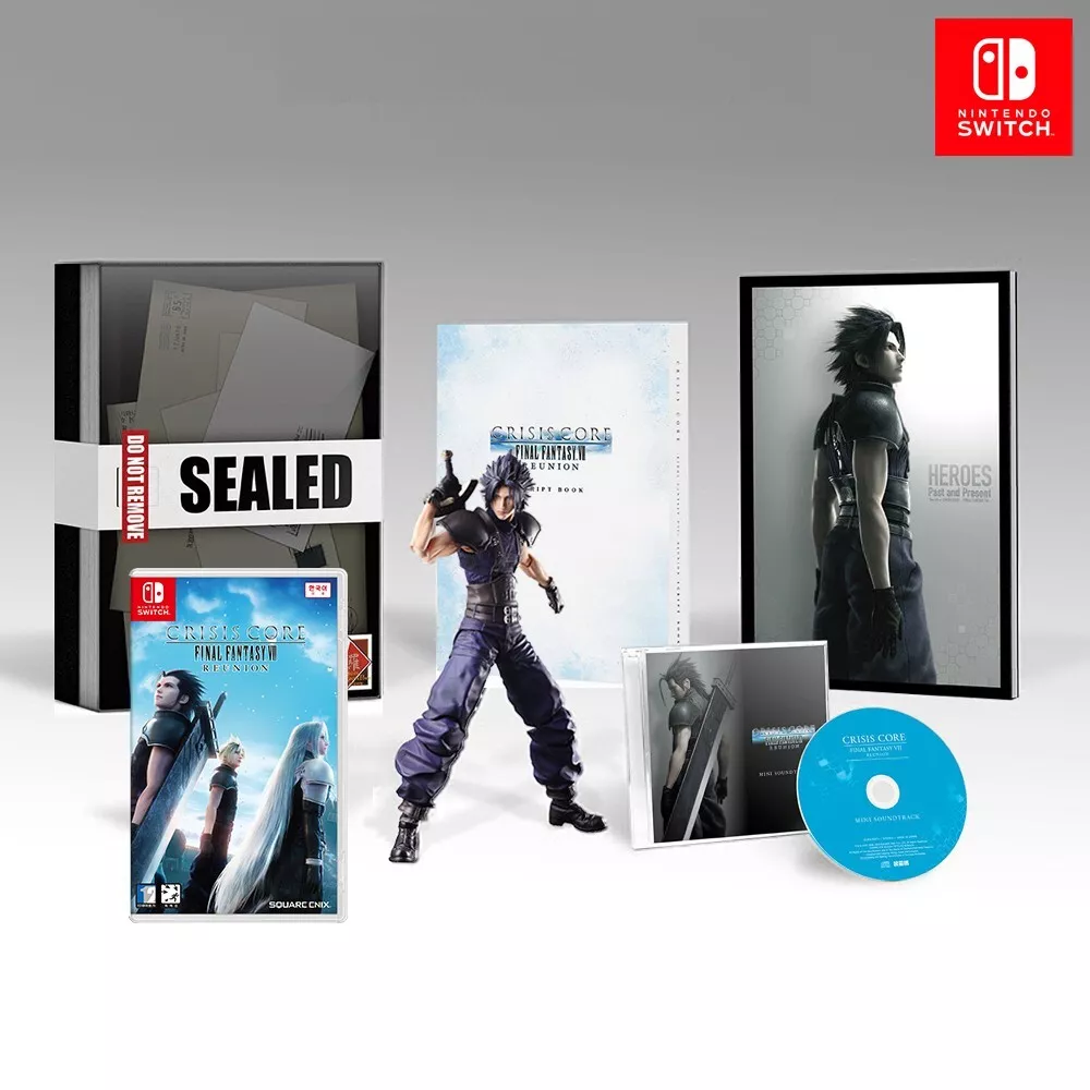 Crisis Core Final Fantasy VII Reunion Hero Collector's Edition Korean  Switch