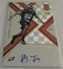 2017 Donruss Elite Football Shelton Gibson Philadelphia Eagles Auto Rookie #d 99