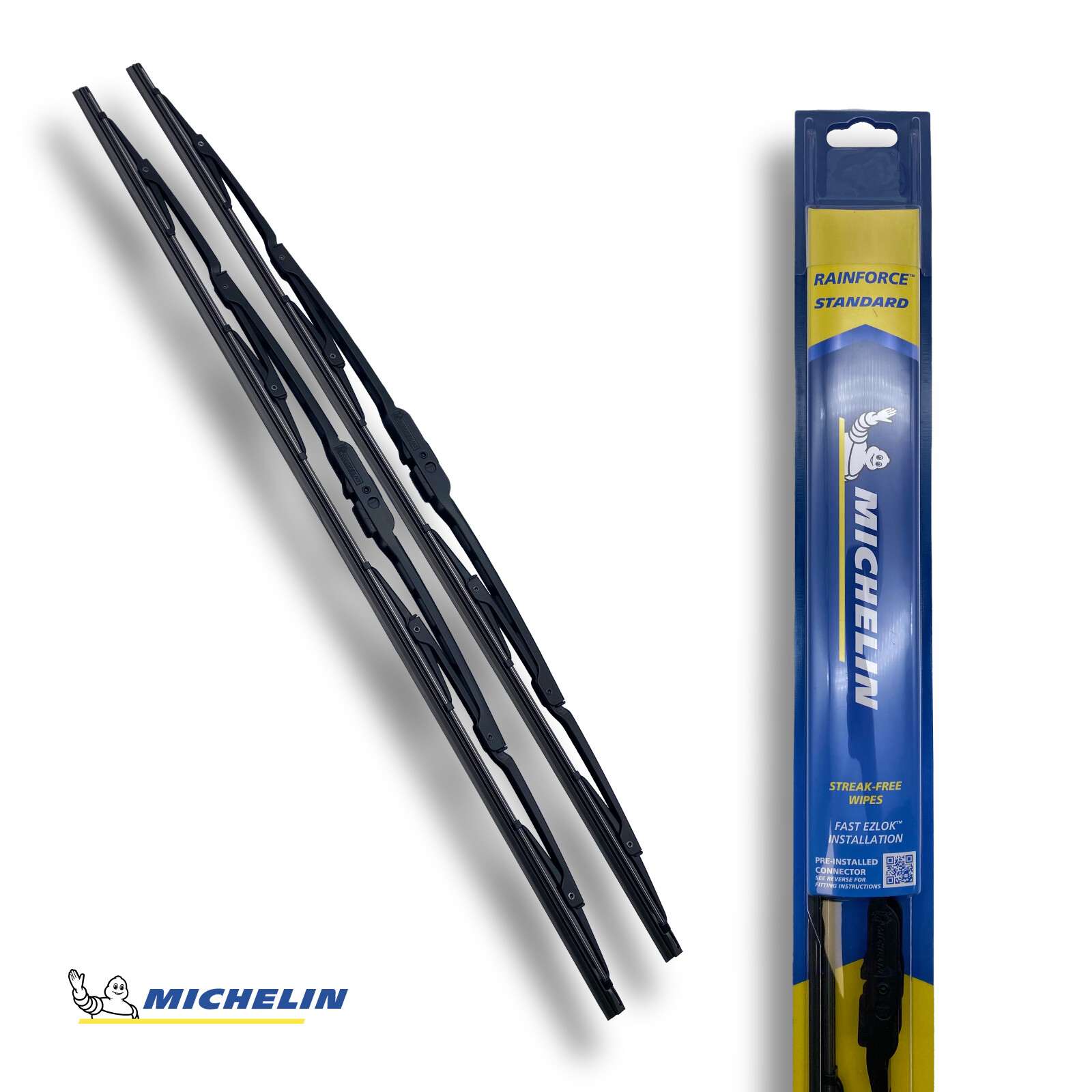 For Fiat Panda 169 Hatch Michelin RainForce 22"/16" Front Wiper Blades