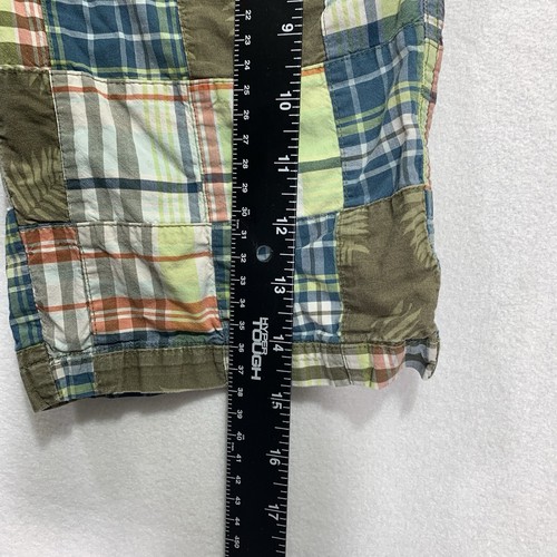 Gymboree Boy's Shorts Size 7 Green Plaid 100% Cotton - Picture 3 of 6