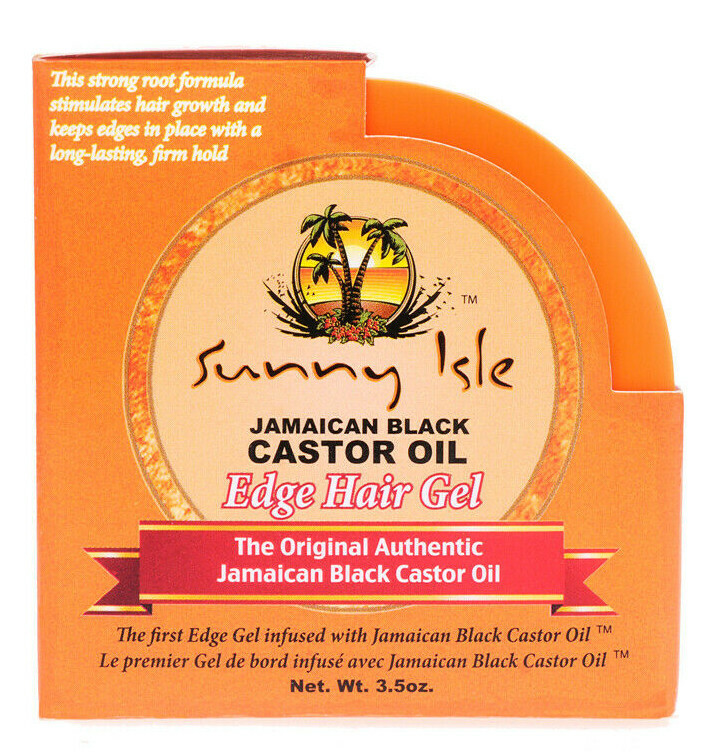 Sunny Isle Jamaican Black Castor Oil Edge Control Hair Gel 3.5 oz