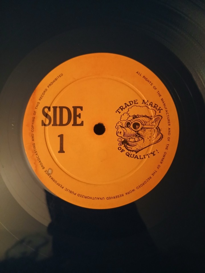 Rare Led Zeppelin LP Mudslide, Unofficial Release Blue Vinyl Generic