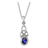 Celtic Birthstone Pendant September - Sapphire - 9008 Celtic Birthstone Pendant September - Sapphire - 9008